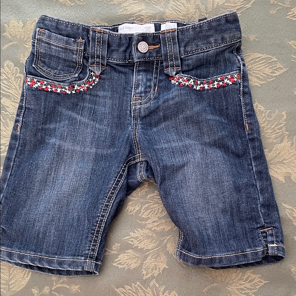 Old Navy Kids Denim Shorts with Embroidery